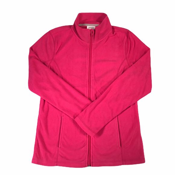 Danskin Now Full Zip Fleece Pink Jacket New - Picture 1 of 3